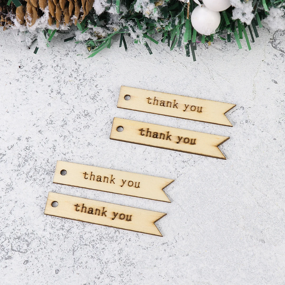 

60pcs Letter Wood Cutouts Wooden Hanging Tags For Diy Craft Ornament Decoration Wooden Art Decorations Kids Activity Supplies