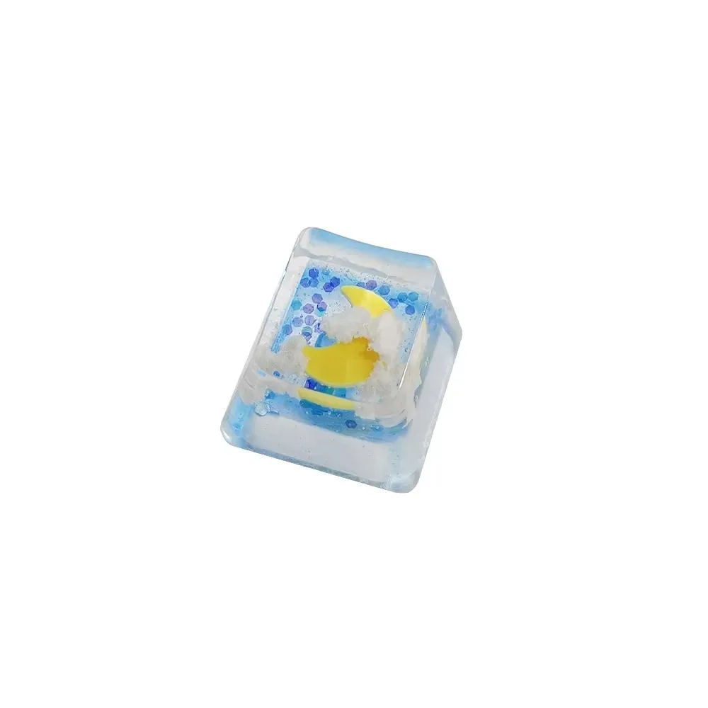 Customized Arrow Keycap OEM ESC Keycaps Backlit Cross Switch Mechanical Keyboard Rainbow Moon Cloud Resin Key Cap Personal Gifts