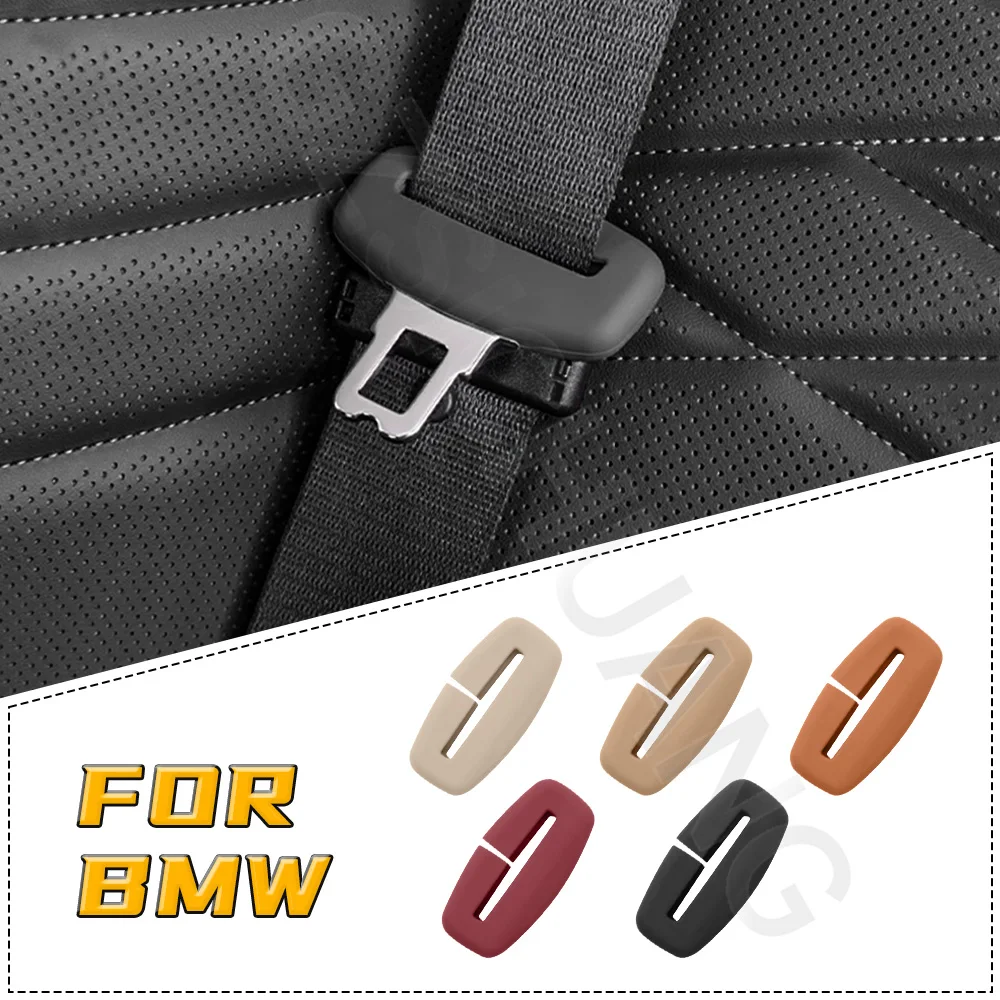 

Car Seat Belt Buckle For BMW 3 4 5 7 Series F30 F34 F36 F10 G30 M Seat Belt Plug Protective Cover Silicone Interior Accessories