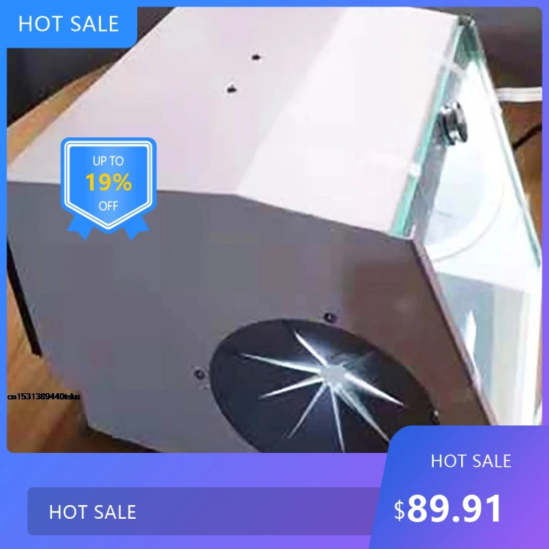 

7252025 Useful Dental Lab Dust Box Grinding Polishing Box Lapping Protector Sandblasting Dust-proof Case