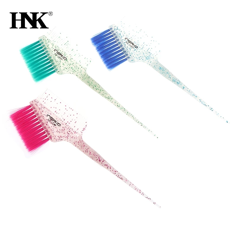 Soft Fibre Glitter Tint Dye Hair Brush Hairdressing Pro Salon Tools Bleach Comb Salon Accessories For Hair Coloring Brush