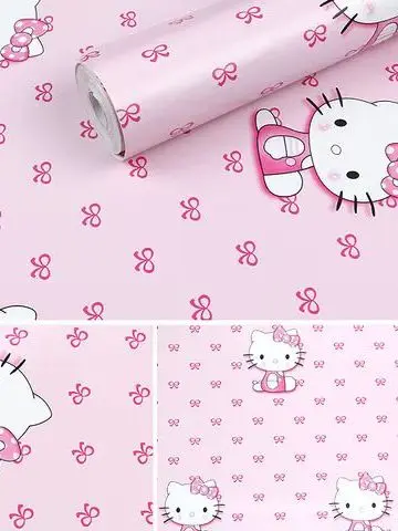 Kids\' Room Self-adhesive Wallpaper Waterproof and Moisture-proof Bedroom Children\'s Room Decoration Renovation DIY Wall Stickers