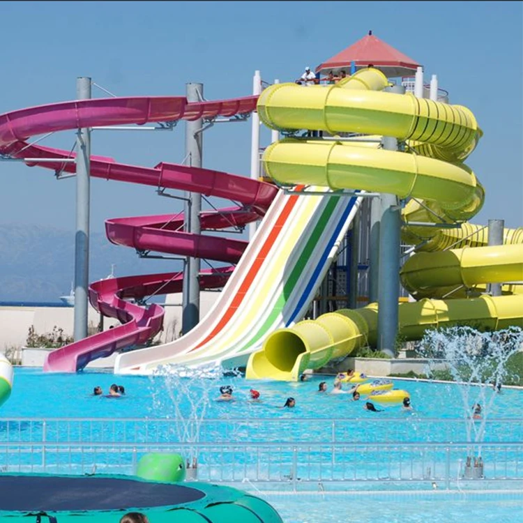 Water park equipment professional slide