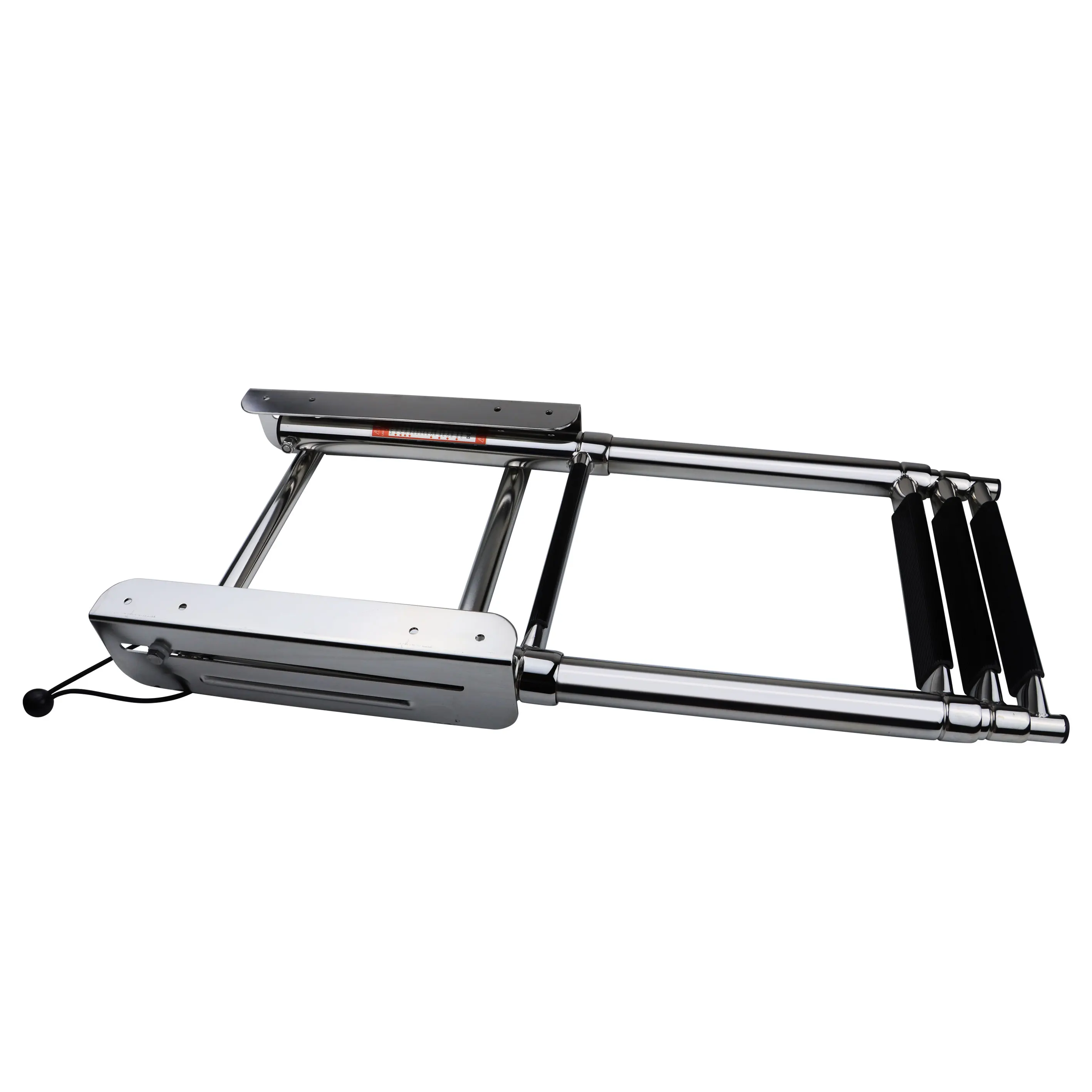 سلم 4 خطوات 316 من الفولاذ المقاوم للصدأ تحت منصة منزلق جبل تصغير سلم الصعود سلم القارب #4