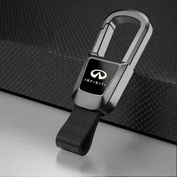 truck keychain Alloy Key chain leather key ring for Infiniti Q50 q60 QX50 qx60 qx80 qx55 q70 qx30 le q80