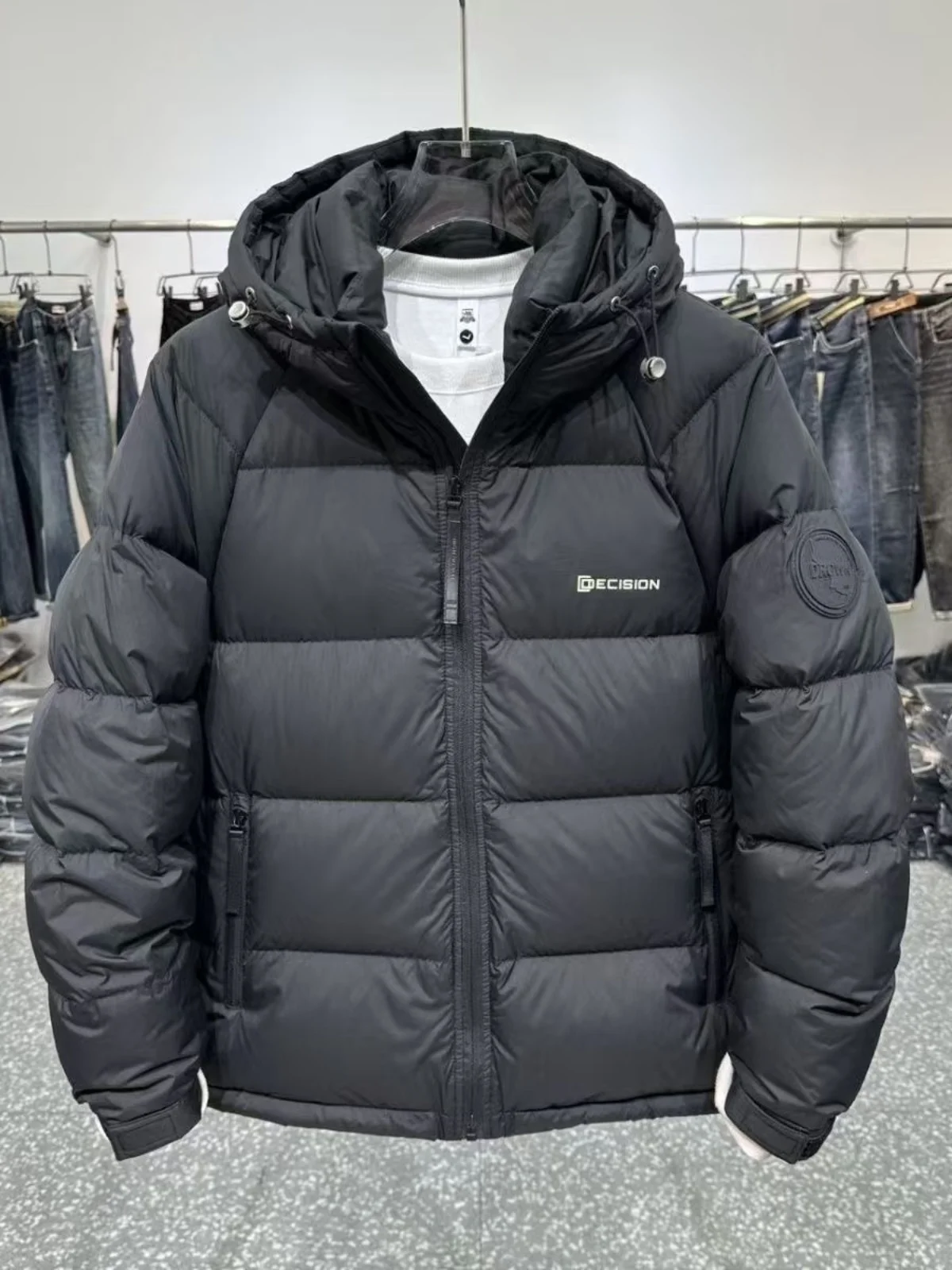 

2024 Winter New Hooded Cotton Jaet Warm Zipper ket Insulation Versatile Comfortable Faionable Korean Sle Youth Trend