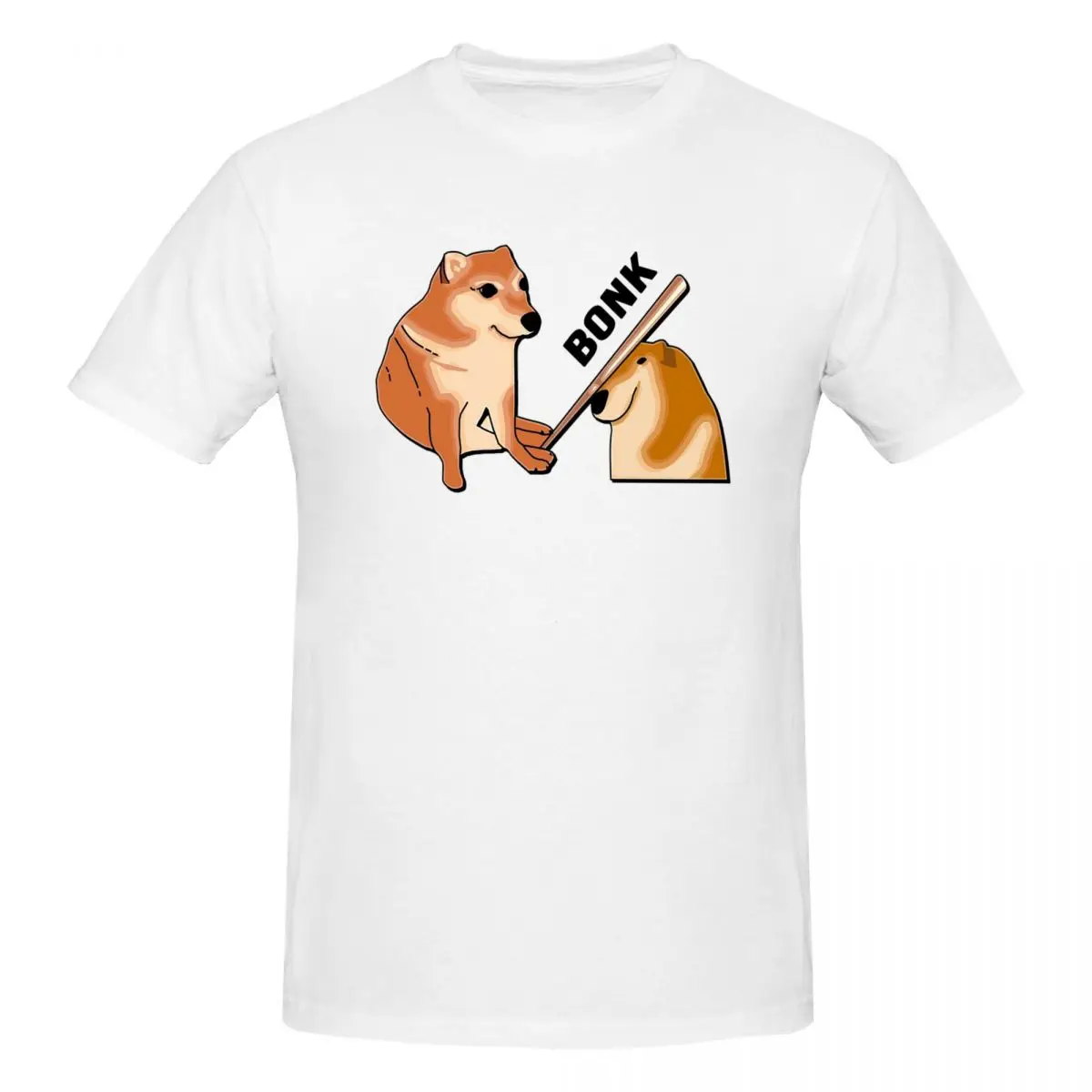 Футболка мужская оверсайз с круглым вырезом, Классическая, 100% хлопок