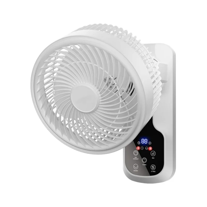 Office electric  Wall Wall-mounted fan Household soft sound dormitory kitchen hanging  Shaking head circulation fan