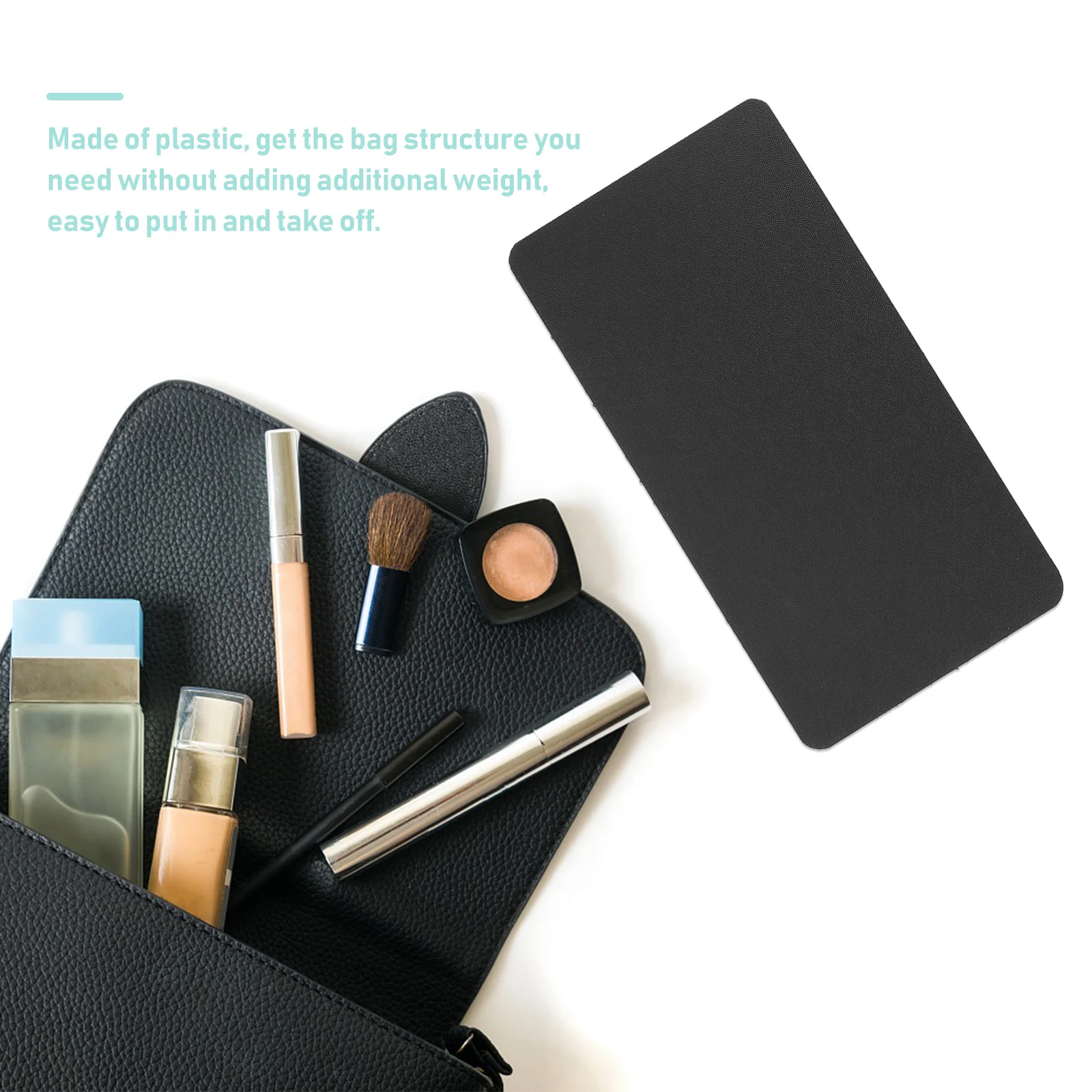 

8Pcs Handbag Base Shaper Plastic Liner for Tote Purse DIY Bag Bottom Durable Elegant Gift Idea Handbag Base Shaper