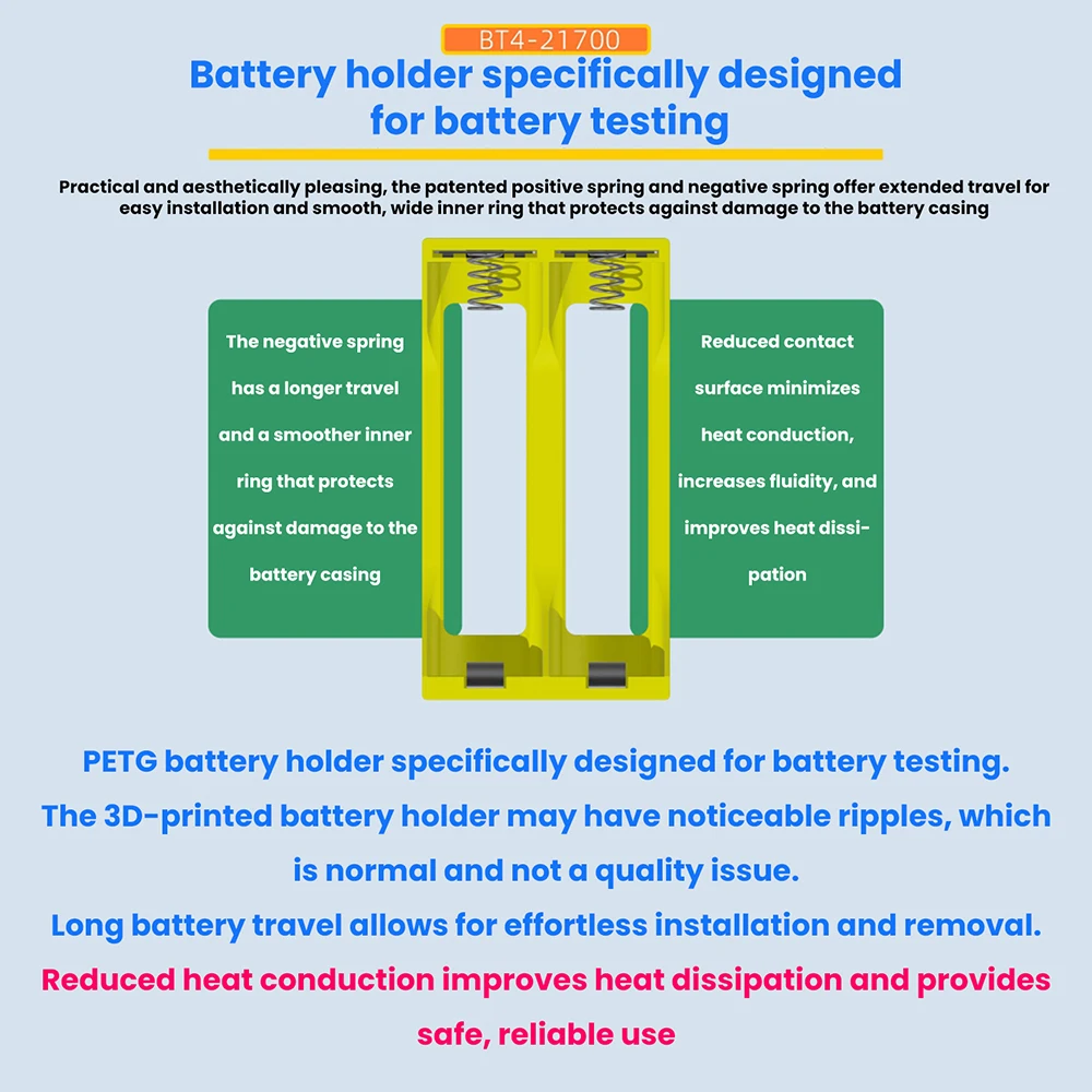 21700/18650 4-Kanal-Anzeige Batteriekapazitätstester Lithium Digitales Batterie-Detektionsmodul – Detail 15