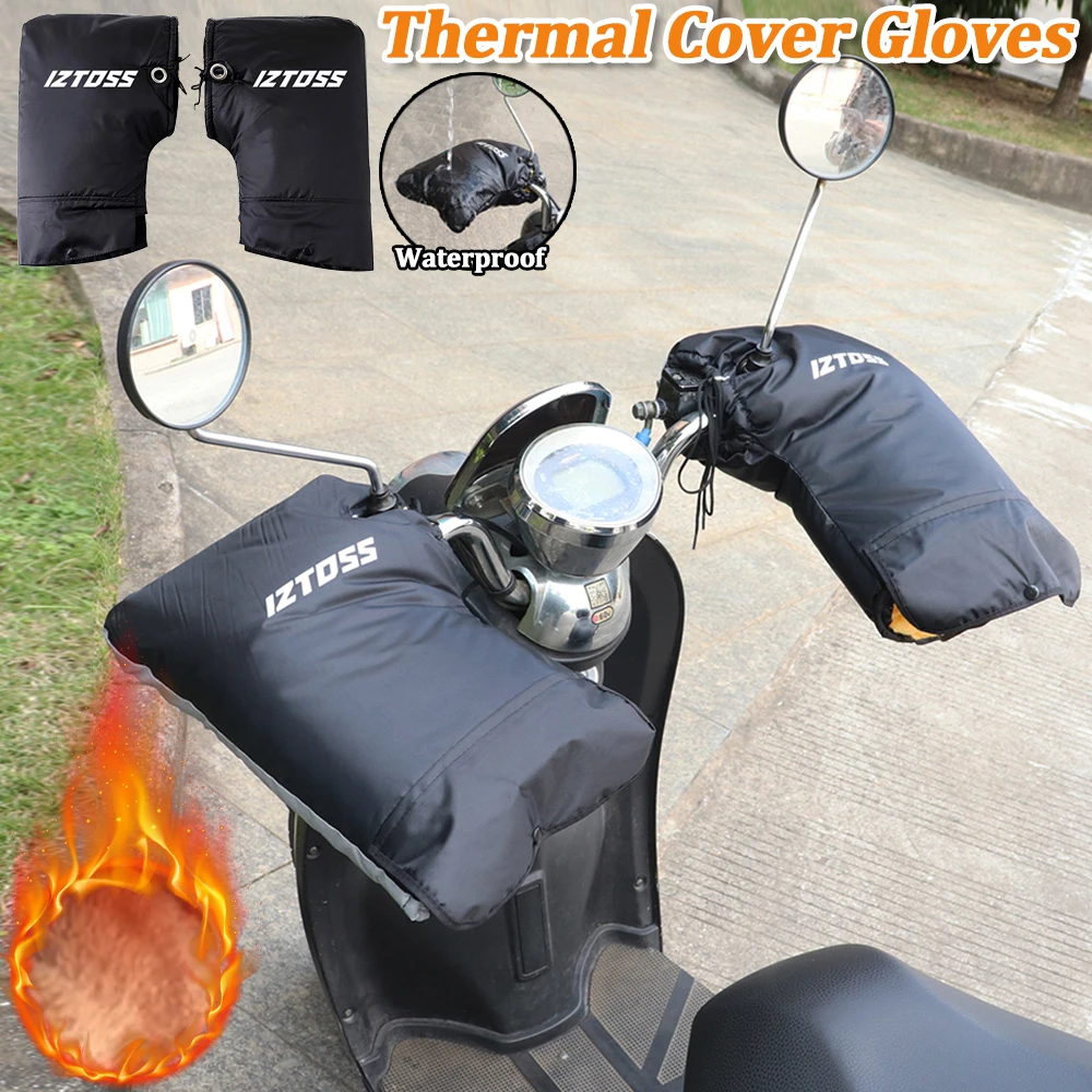 

Motorcycle Scooter Warm Handlebar Muff Rainproof Motorbike Grip Thermal Cover Winter Motorcycle Gloves Motorcycle Accessories