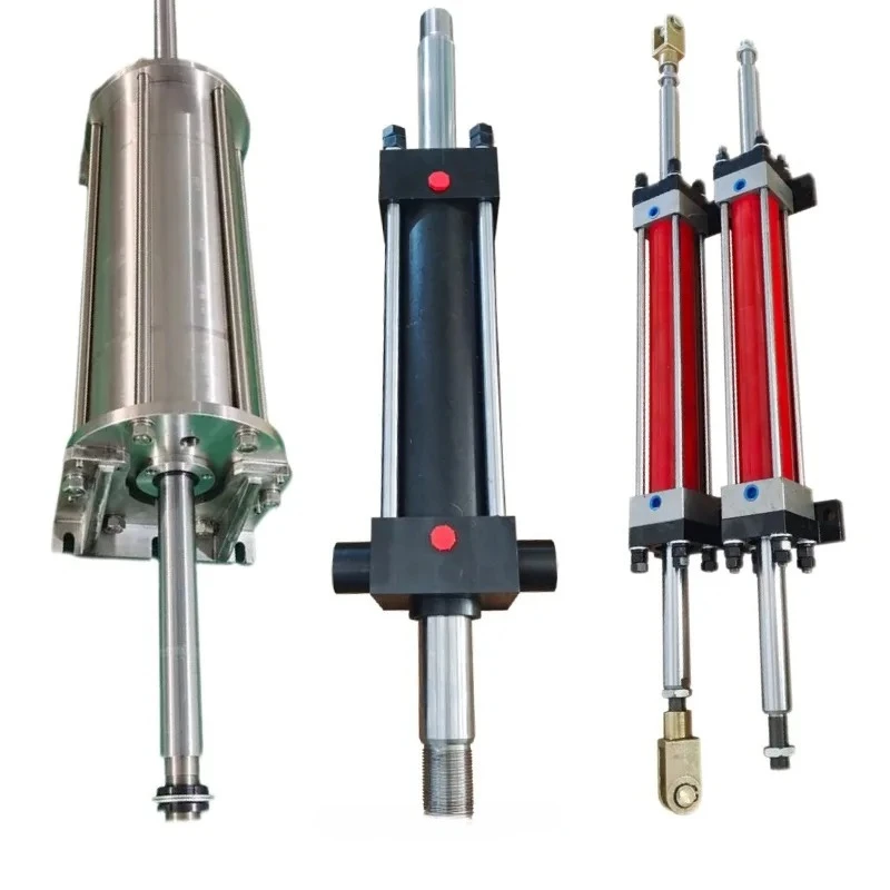 

Гидравлический цилиндр с длинной тягой 20 тонн, симулятор движения, пневматический цилиндр для тяжелых условий эксплуатации с ходом 400 мм