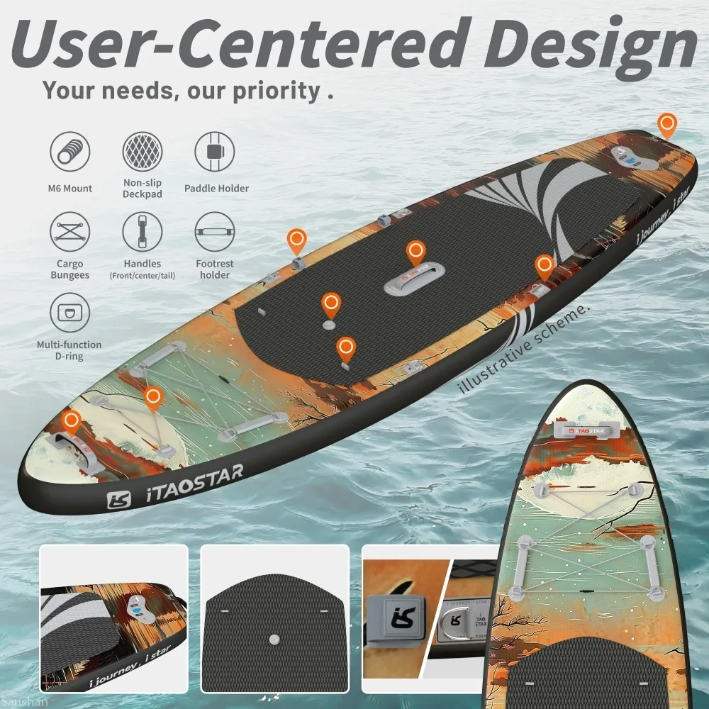 Tablas de pulpa inflables N01B, 11'6 "x 35" x 6 ", fabricantes, tabla de surf inflable de pie personalizada para agua, tabla de paddle inflable