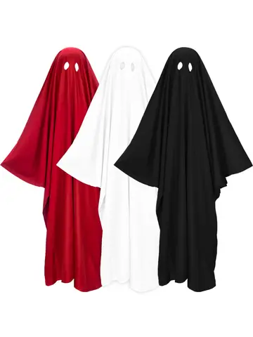 रोब यूनिसेक्स वयस्क पुरुष और महिला हैलोवीन गॉथिक वेशभूषा हुड वाली पोंचो केप क्लोक कॉस्प्ले ग्रिमेस कॉस्प्ले पोशाक भूत 10 best sales ची कॉस्प्ले - №10
