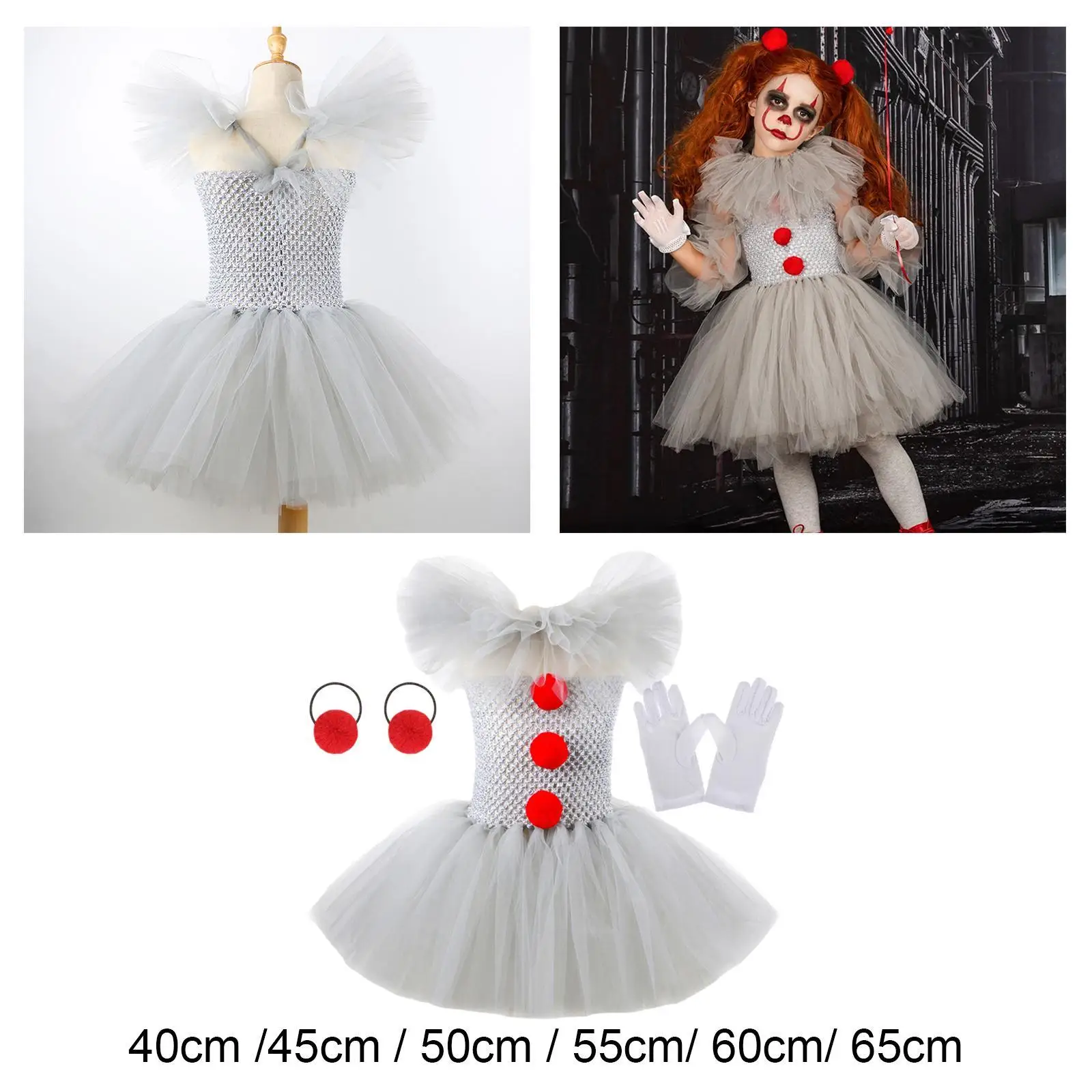 

Girls Costume Dress up Kids Princess Dress Scary Movie Cosplay Outfits