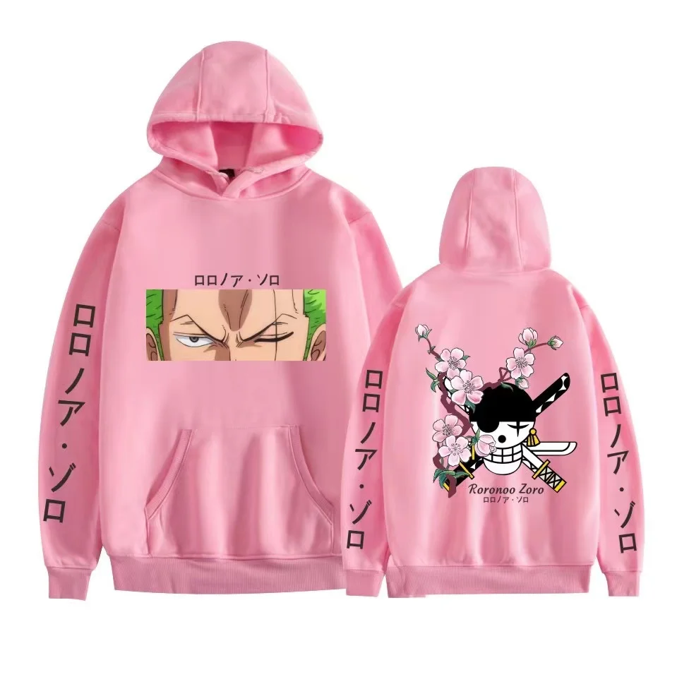 2024 One Piece printed hoodie long sleeve hoodie Spring men and women hoodie