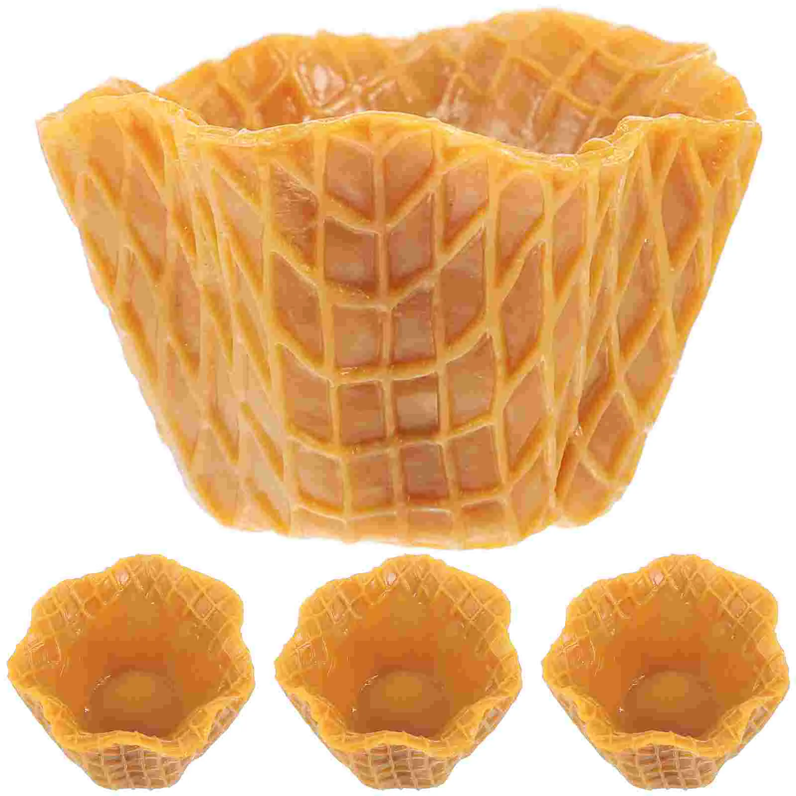

Cake Tray Delicate Liner Models Artificial Cupcake Fake Reliable Decor for Liners Lifelike