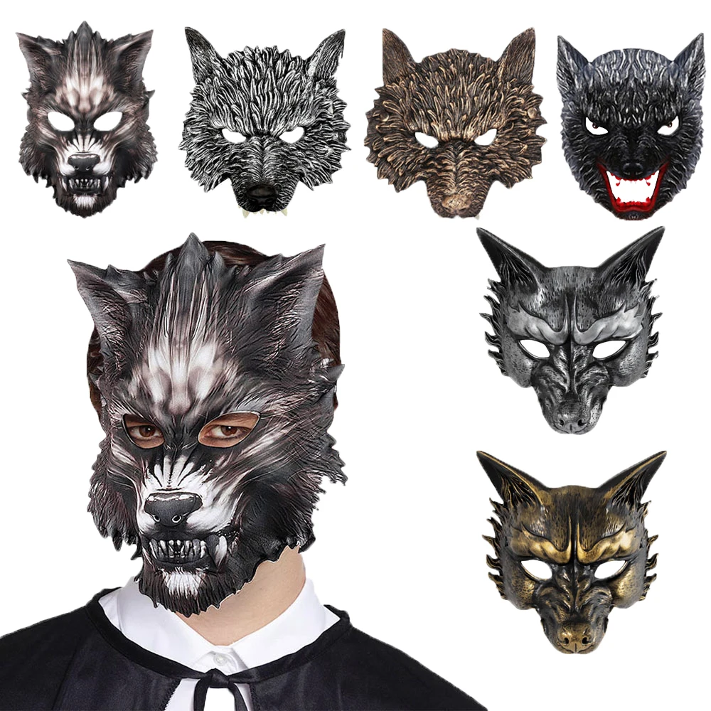 MASQUE DE MASCARADE Déguisement D'Halloween Masques D'animaux Pour