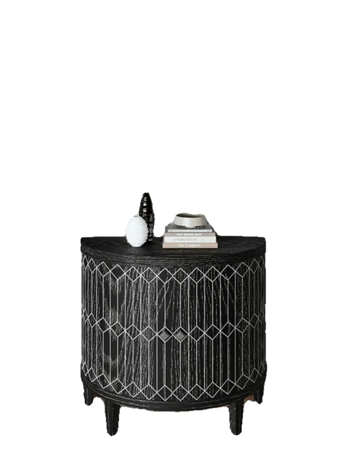 

#American style foyer cabinet, living room storage cabinet display, Taipei European art, light luxury, retro foyer counter,