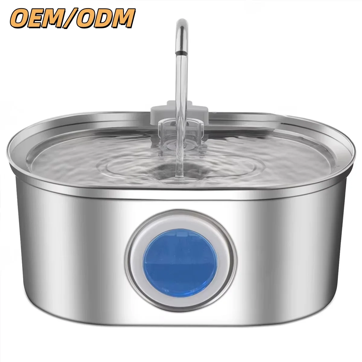 

Stainless Steel Automatic Cat Water Fountain 3.2L Eco-Friendly Quiet Circulation Pump IPX5 Waterproof USB Charging