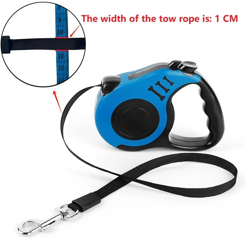 Retractable Hands Free Dog Leash Double Strap For Large Dogs_voghion.com