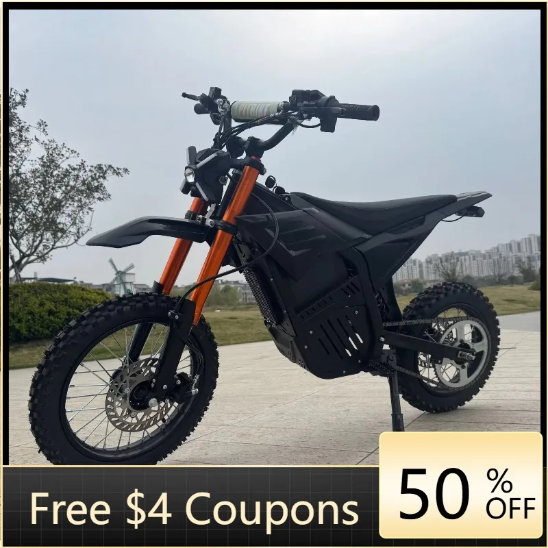 Rs New electric motorcycle. High-power electric off-road motorcycle. Adult endurance electric motorcycle