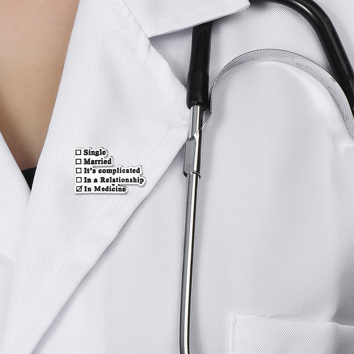 Catuni Medical Phrases Enamel Pin Brooch Funny Medicine Lapel Lanyard Bag Coat Badge Accessories Gift for Doctor Student