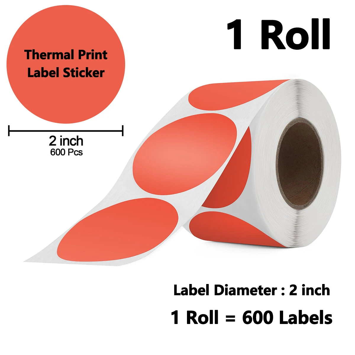 50x50mm holografische zilveren etiketten Directe thermische stickers voor bedankkaart, adres, QR-code voor phomemo 241BT 246S D520
