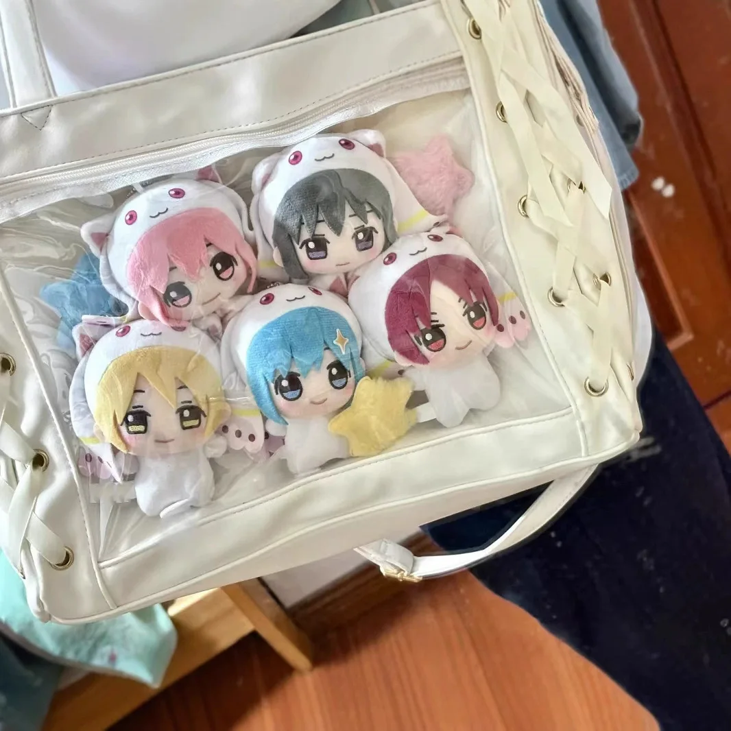 10 سنتيمتر Puella Magi Madoka Magica الكرتون أنيمي أفخم دمية: تومو مامي نجم البحر Nunu نمط الجسم Akemi Homura المفاتيح قلادة