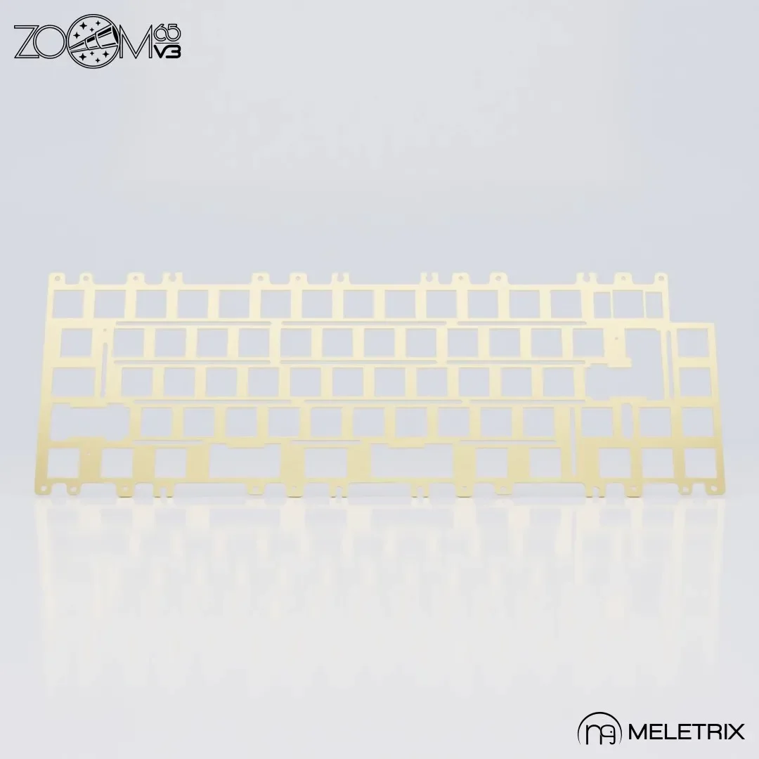 ZOOM65-Accessoires pour clavier mécanique, fibre de carbone/fr4/cuivre/aluminium/pc/pom, carte de positionnement, PCB personnalisé