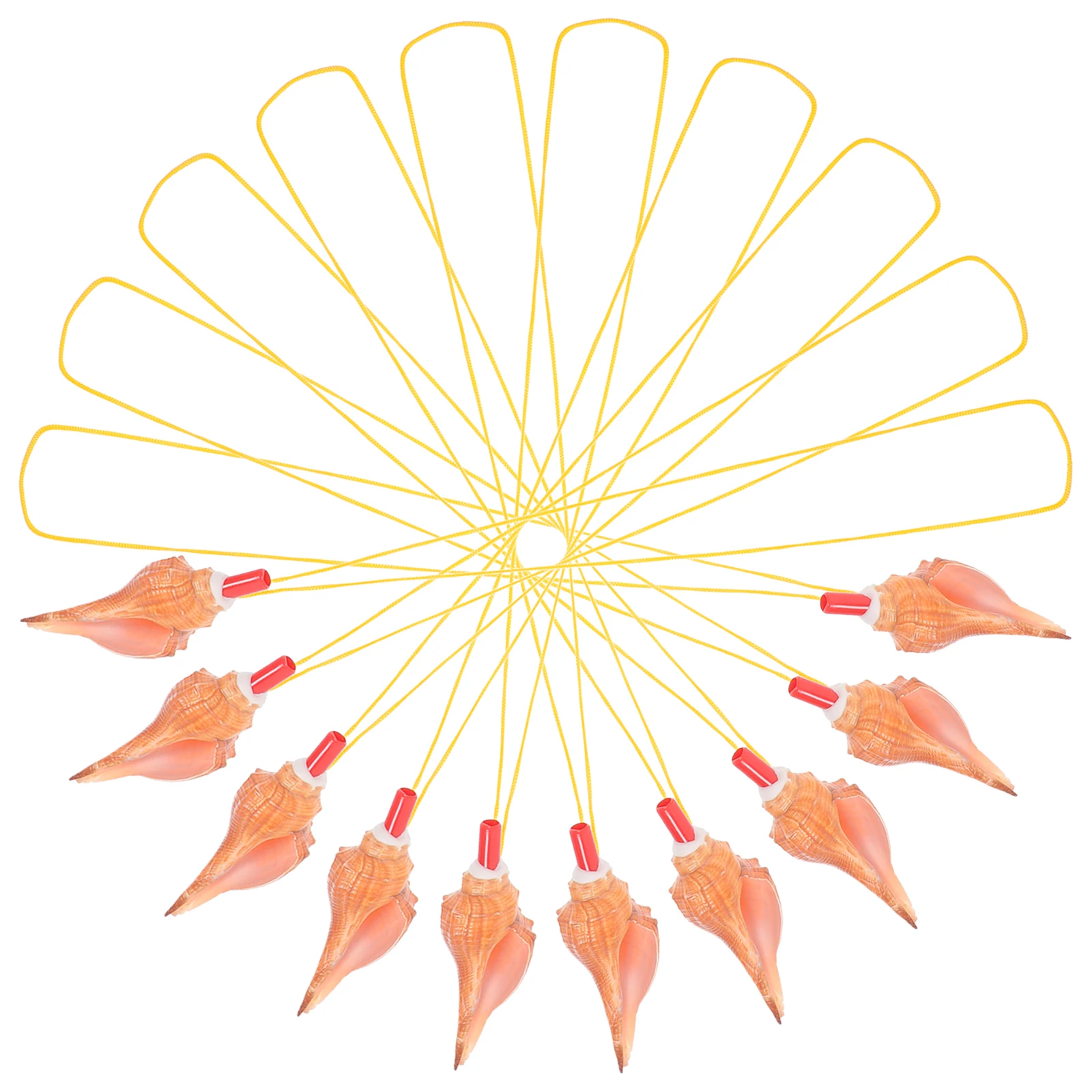 

10pcs Conch Shaped Whistle Birthday Party Favors Children Travel Decorative Noise Maker Melodious Sound Portable Reliable