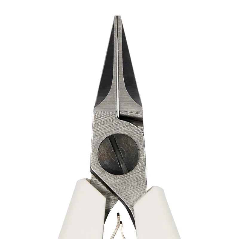 Lindstrom Supreme Series 7490 Flat Nose Pliers 20mm Smooth Jaws ESD Safe Return Spring 42-46 HRC Jewelry Tool