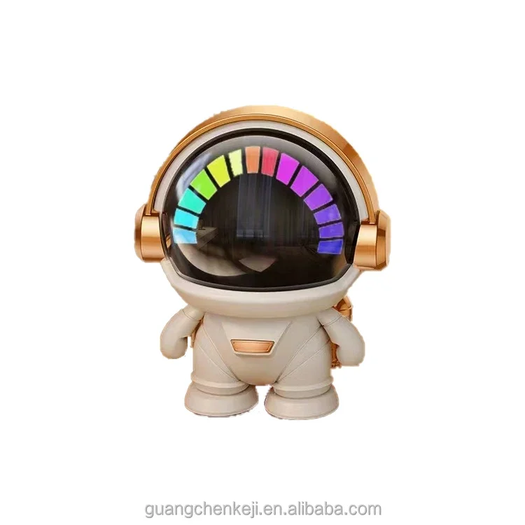 Venta caliente nuevo estilo Robot altavoz Bluetooth portátil tarjeta TF altavoz inalámbrico con luz LED altavoz Bluetooth multifuncional