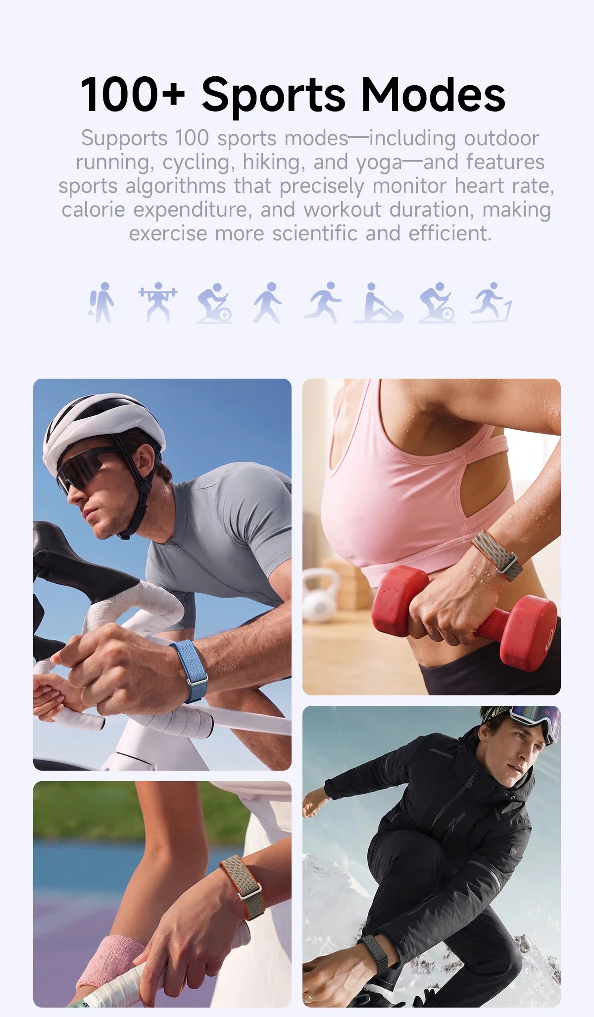 2026 Neues VWAR AIR Ultra Smart Band 20 Tage Akkulaufzeit 1ATM Wasserdicht 24/7 Herzfrequenz Stress Schlaf Fitness-Tracker Smart-Armband – Detail 6