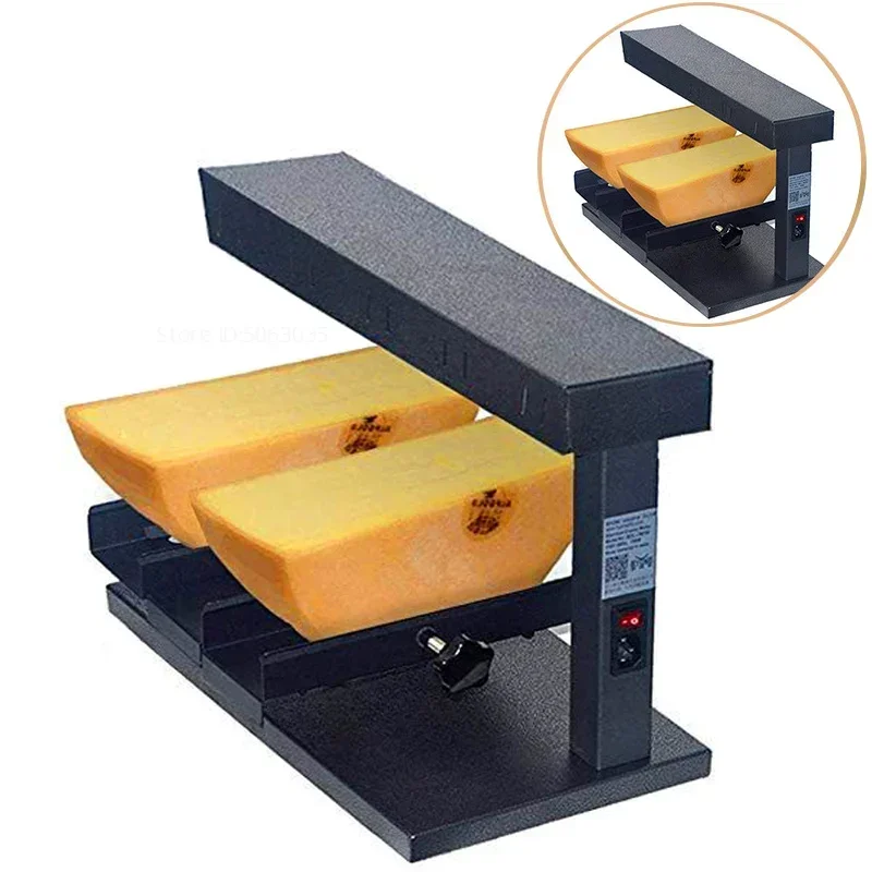 110v/220V Half Wheel Cheese Melter Commercial Cheese Heater Electric Raclette Melting Machine Grill CM-750D