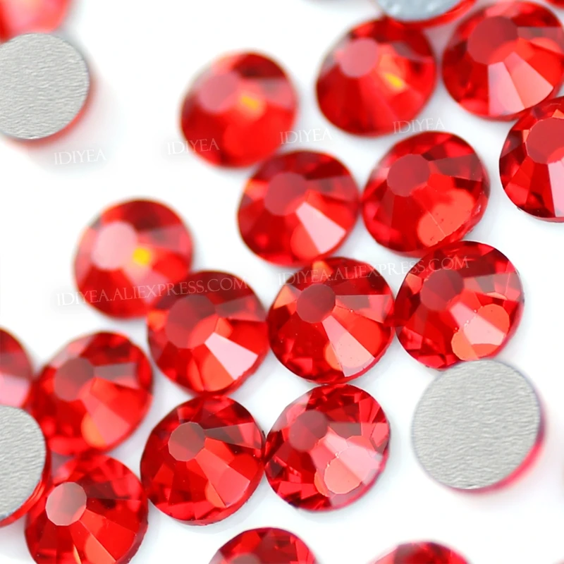 

Lt.Siam Non Hot Fix Rhinestones Ss3-Ss30 Flat Back Crystals Glass Stone Strass Glitters For DIY Nail Garment Wedding