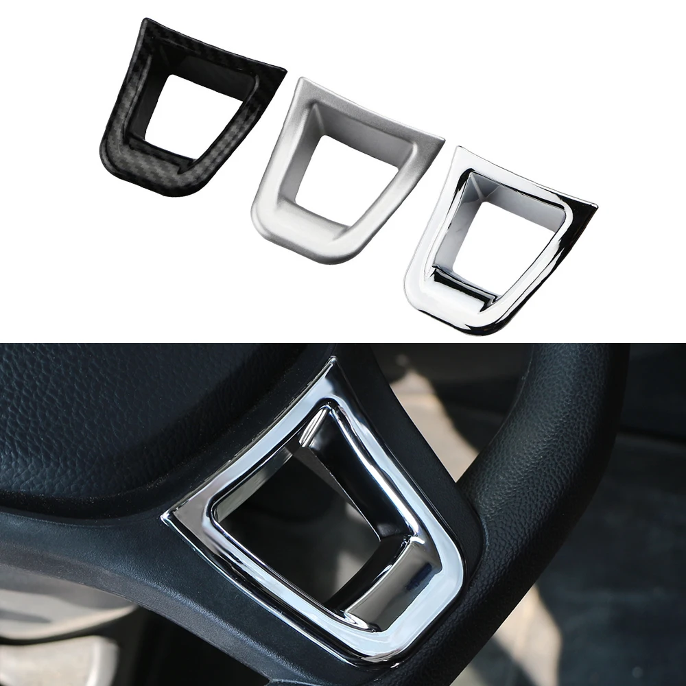 ABS Interior Steering Wheel Panel Decoration Trim for Volkswagen VW Amarok 2018 - 2022 Car Stickers