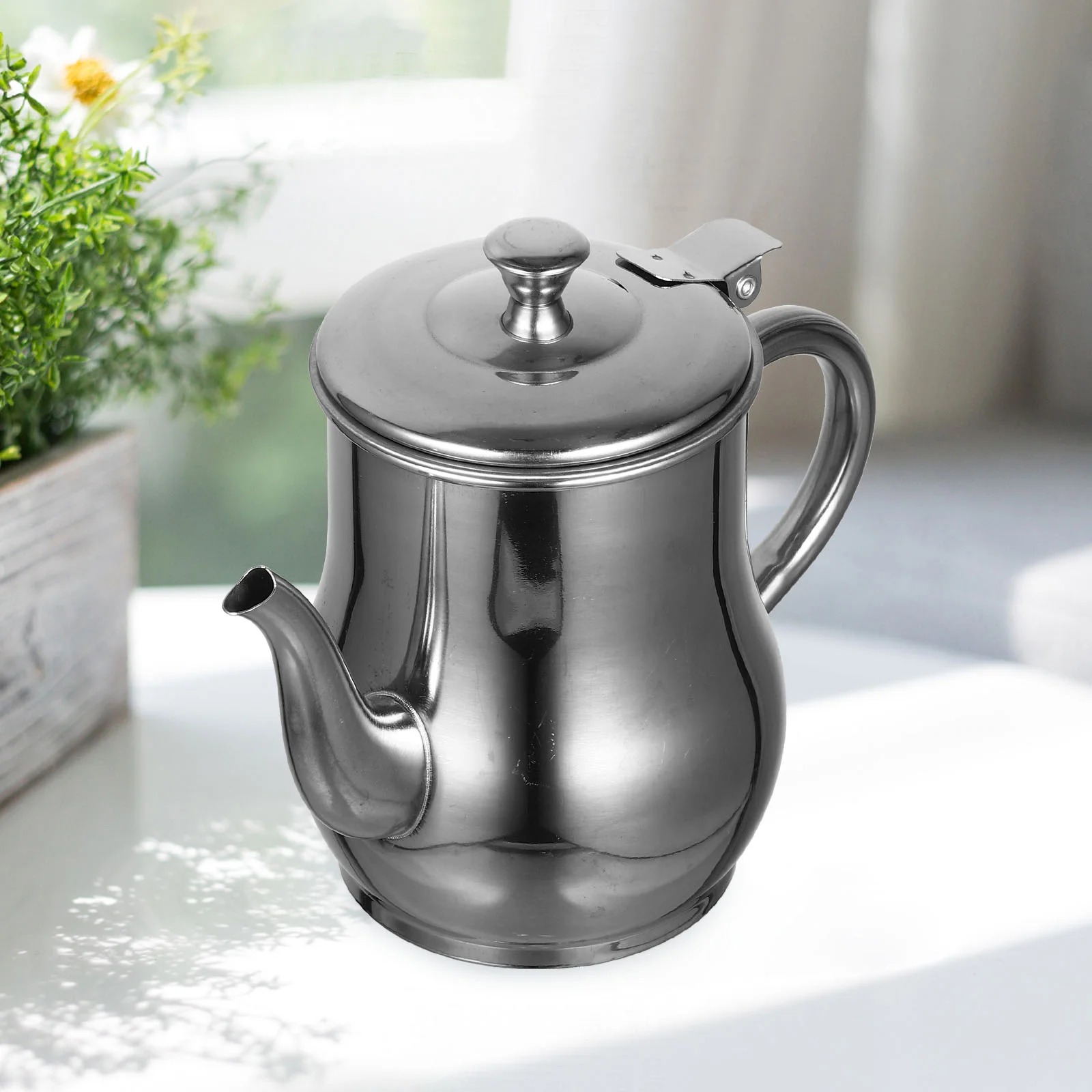 

Fuel Injection Stainless Steel Oil Pot Bottle Dispenser Grease Container Strainer