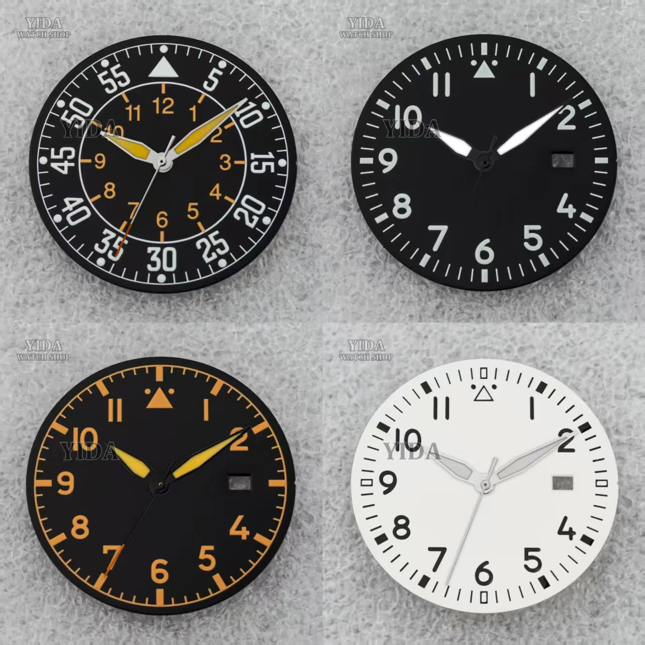 

NH35 Watch Dial Hands 36mm Green Luminous Face Pointers for Mark XX fit NH35 NH36 Movement Watch Replacement Parts Accessories
