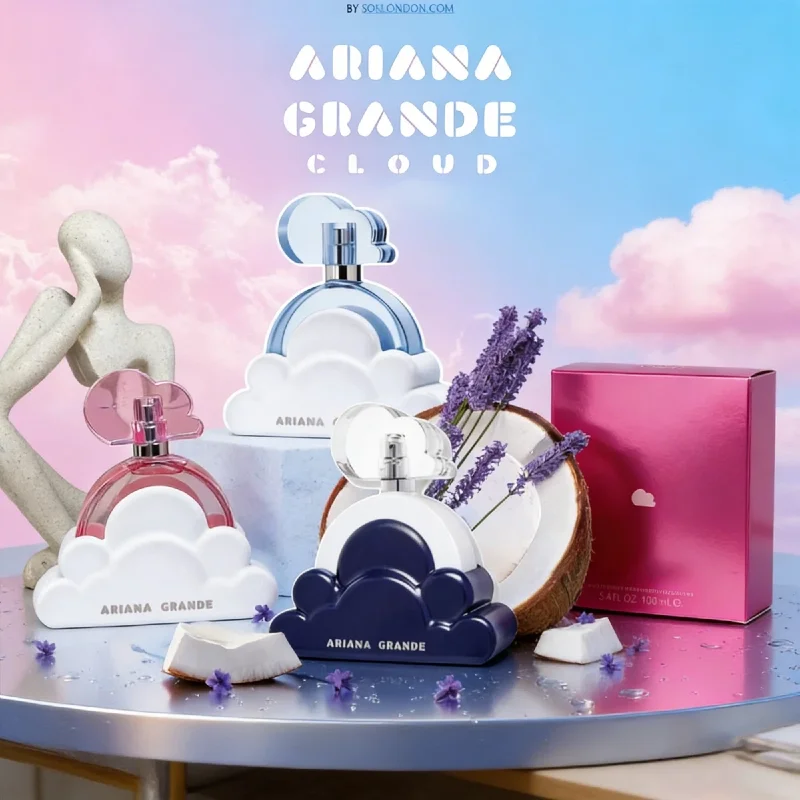 

100ml Ariana Women's Perfume White Cloud Eau De Toilette Long-Lasting Purple Cloud Pink Fragrance for Women