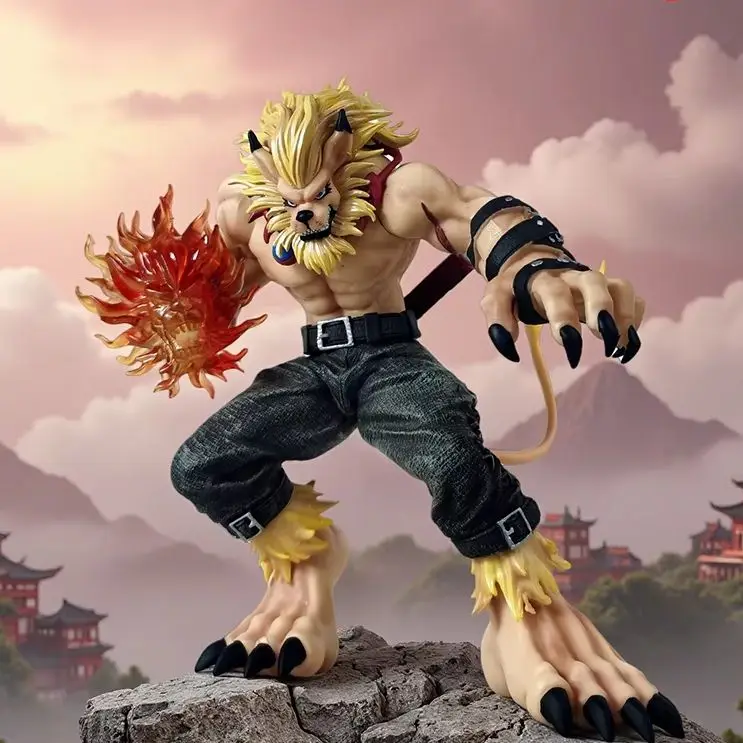 Premium Anime Digimon Figures Soar Leomon Figure Pvc Statue Model Collectible Deskdesk Decor Soar Leomon Adult Model Toy Gifts