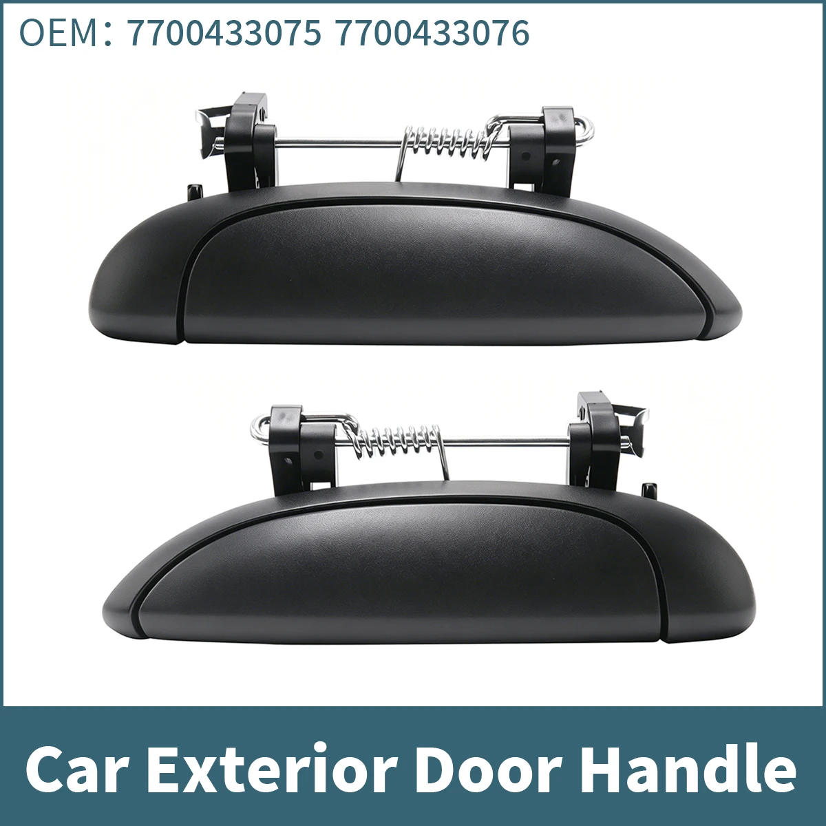 Manija Exterior de Puerta Izquierda/Derecha para Renault Clio, Megane, Scenic, Dacia Logan, Nissan Platina 7700433075 7700433076