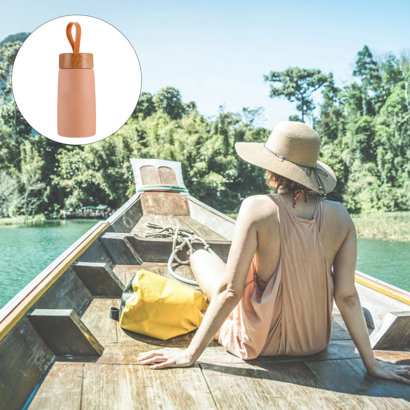 

1pc Stainless Steel Vacuum Insulated Cup Mug Non-Slip Bottom Portable For Office Home Car Outdoor Use