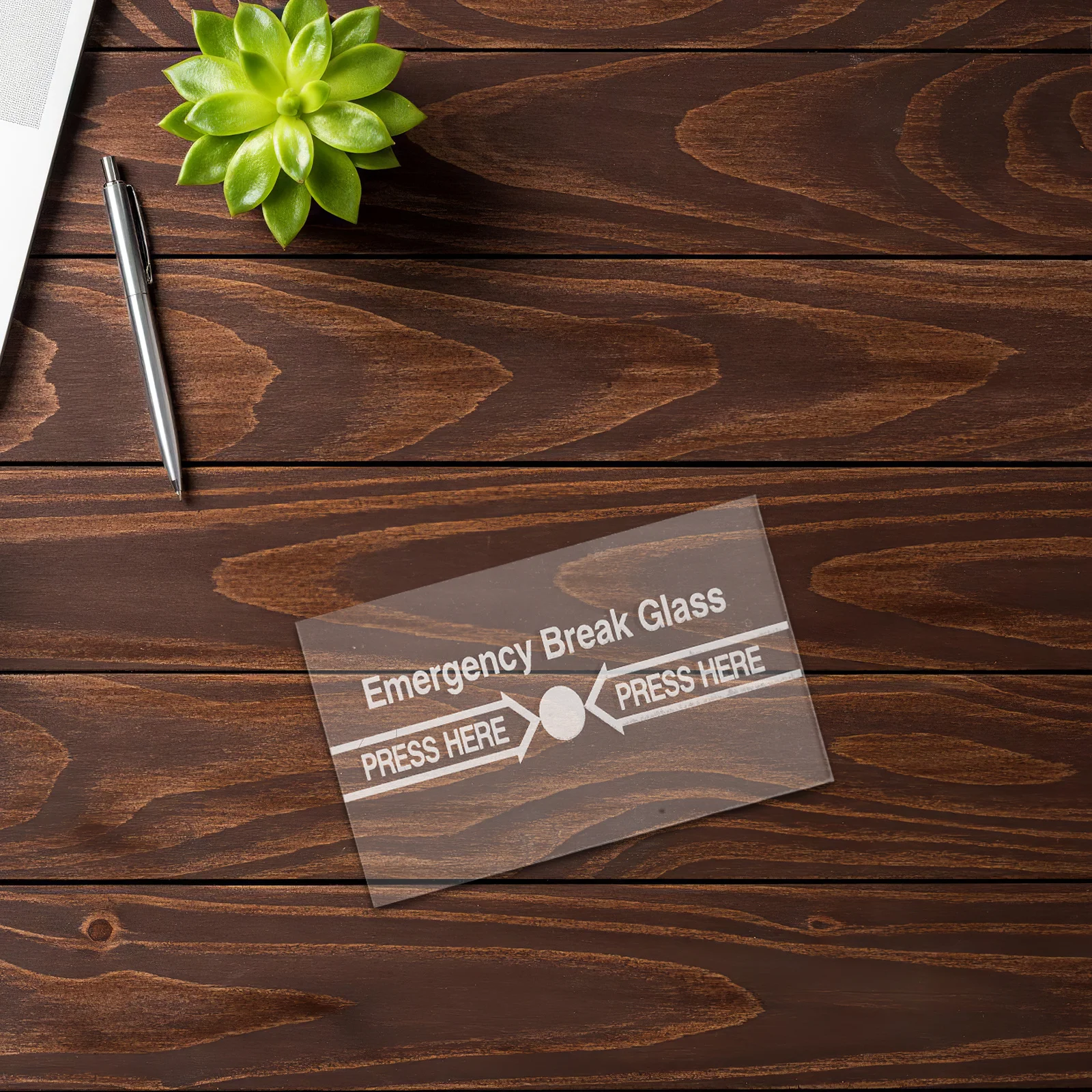 2Pcs Fire Alarm Manual Glass Switch Cover Emergency Replacement Fire Safety Alarm Device Emergency Glass Panel