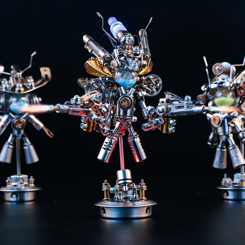 Caja ciega mecánica de la serie Star Yuan para fiesta, montaje de metal, bloques de construcción cyberpunk, estatuilla de moda, artículo de exhibición, regalo de festival