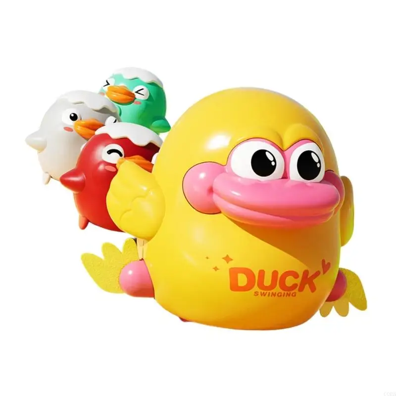 Corb Set 4 Wind Up Duck Crawling Toy voor Toddlers Early Educational Development