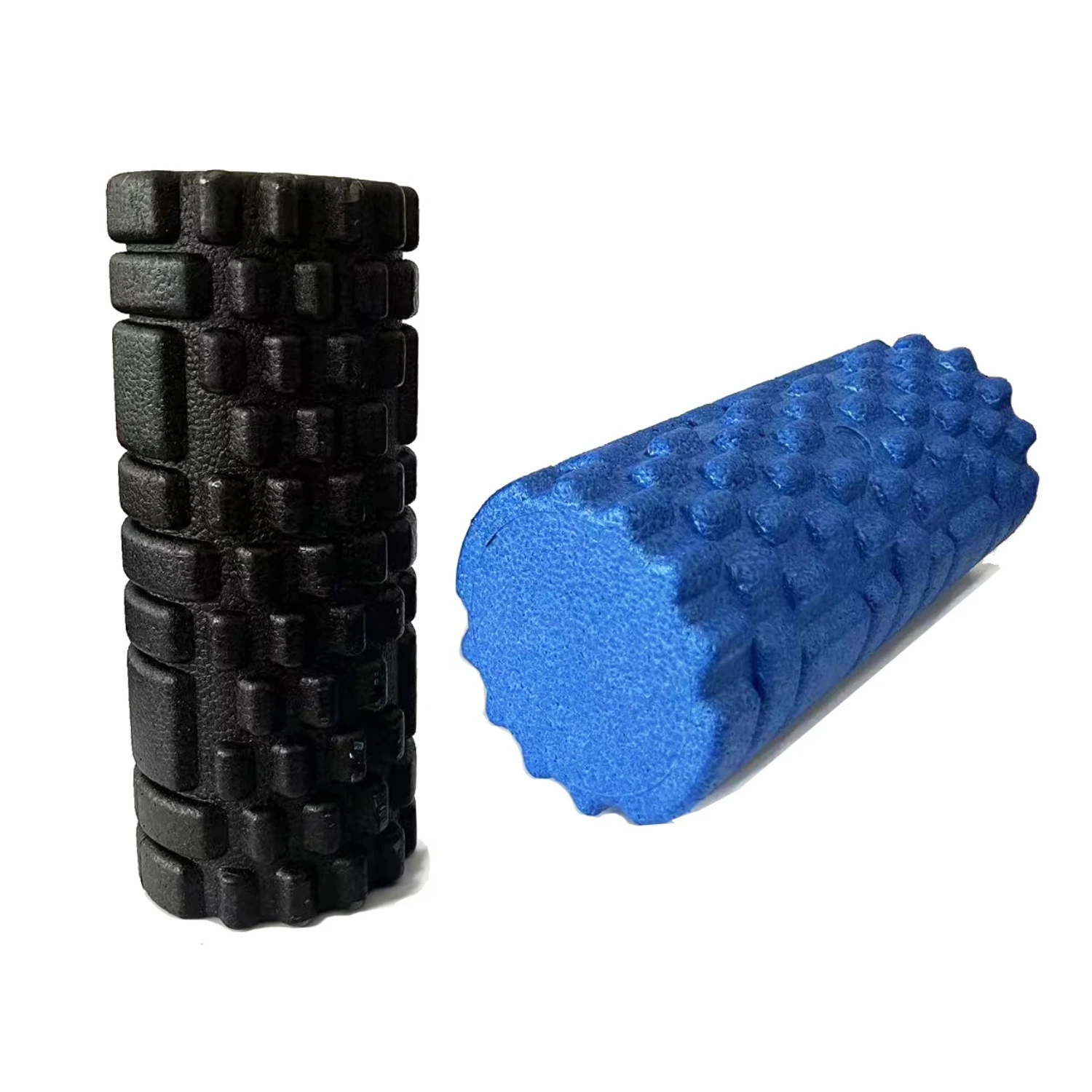 Enhance flexibility and speed up recovery time with this grooved 33cm solid color foam roller designed for yoga, pilates, and fi