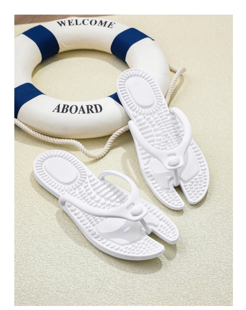 Heißer Verkauf Outdoor Reise Klapp Massage Hausschuhe Hotel Hausschuhe Neue männer Plattform Flip-Flops Badezimmer Hause Frauen Nicht-slip Rutsche – Detail 13