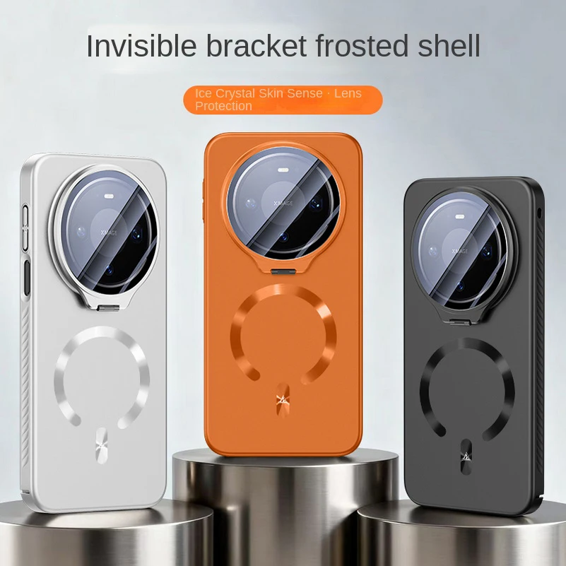 For Magsafe Case For Huawei Mate 80 Pro Max Mate80 Pro70 Matte Magentic Wireless Cover Camshield Invisible Camera Holder Bracket - view 6