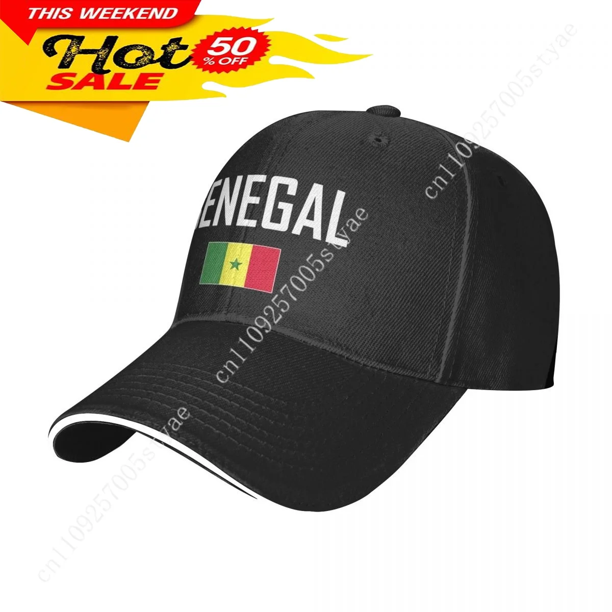 سينيغال العلم قبعة رجل امرأة قبعة بيسبول موضة Sunhat قابل للتعديل الهيب هوب القبعات قبعات سائقي الشاحنات كول في الهواء الطلق قبعات ترد لمكانها